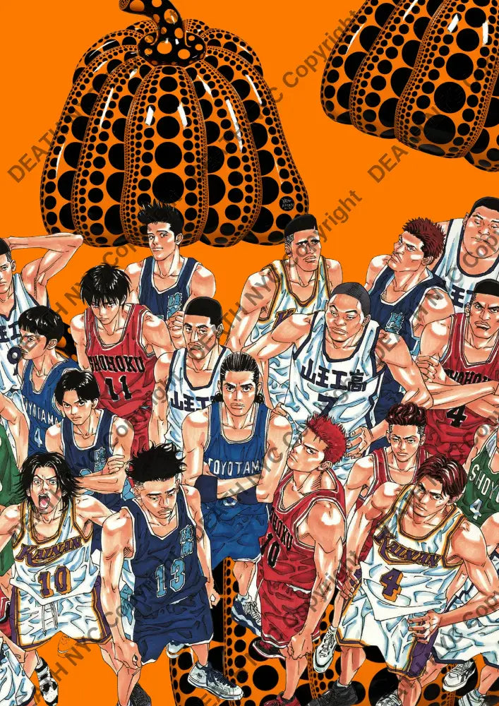 Deathy1021 45X32Cm Slam Dunk (Edition Of 100*) (2023) Art Print