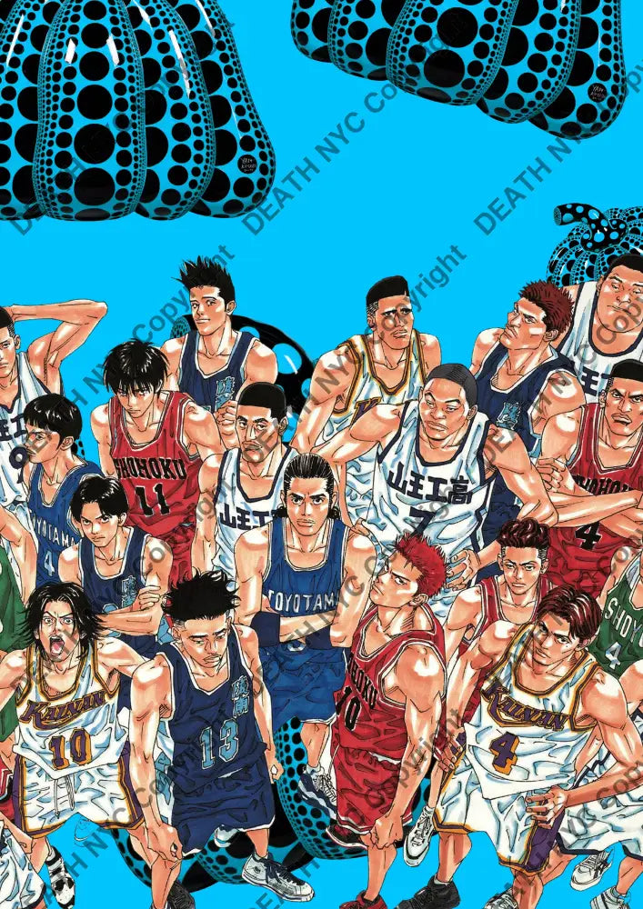 Deathy1022 45X32Cm Slam Dunk (Edition Of 100*) (2023) Art Print