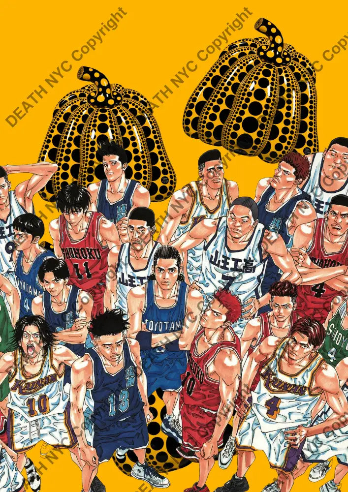 Deathy1023 45X32Cm Slam Dunk (Edition Of 100*) (2023) Art Print