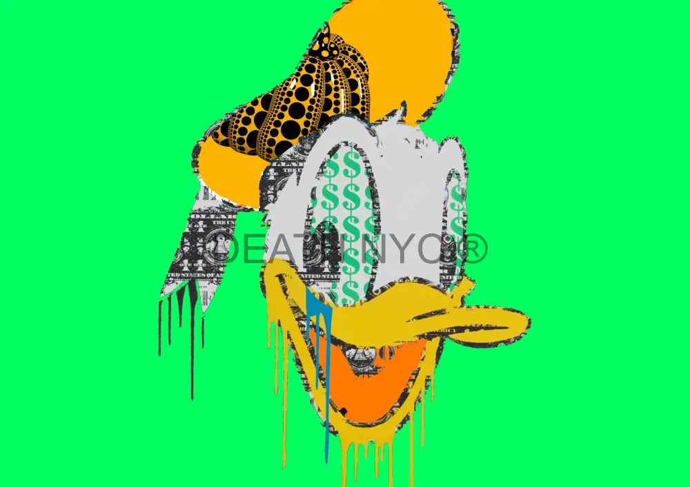 Deathy1062 45X32Cm Donald Duck (Edition Of 100*) (2023) Art Print