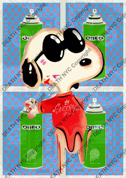 Deathy1121 45X32Cm Snoopy (Edition Of 100*) (2023) Art Print