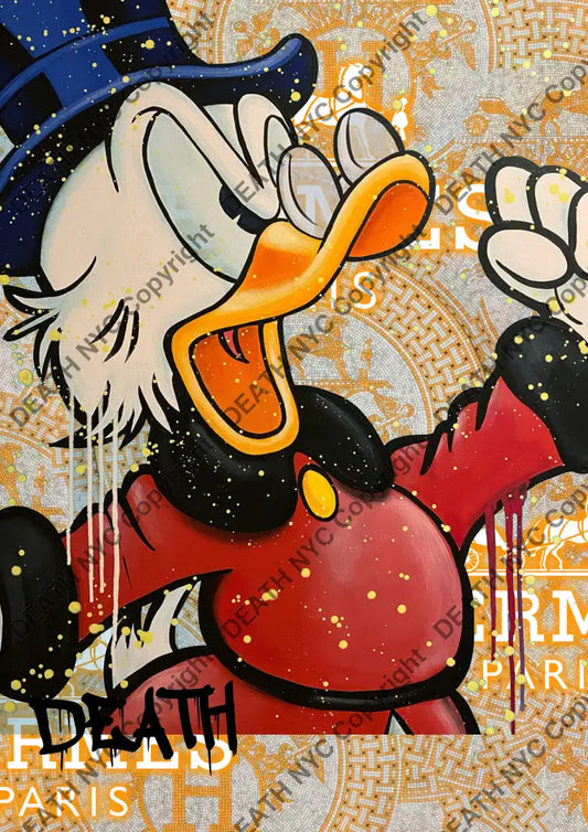 Deathy115 45X32Cm Donald Duck (Edition Of 100*) (2023) Art Print