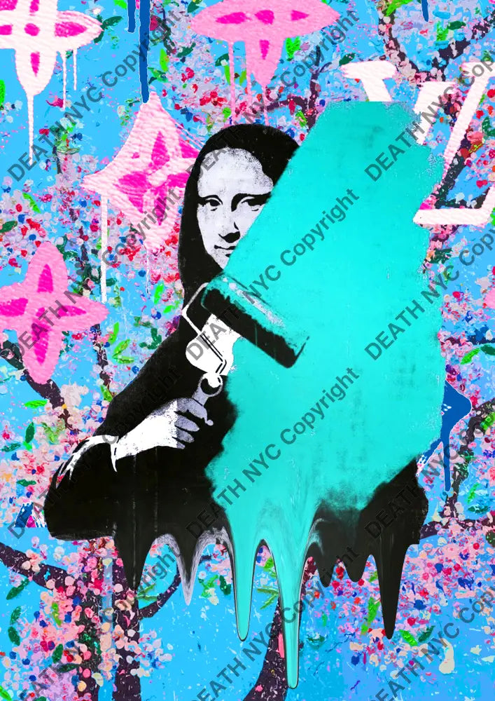’Deathy1369’’ 45X32Cm Mona (Edition Of 100*) (2023) Art Print