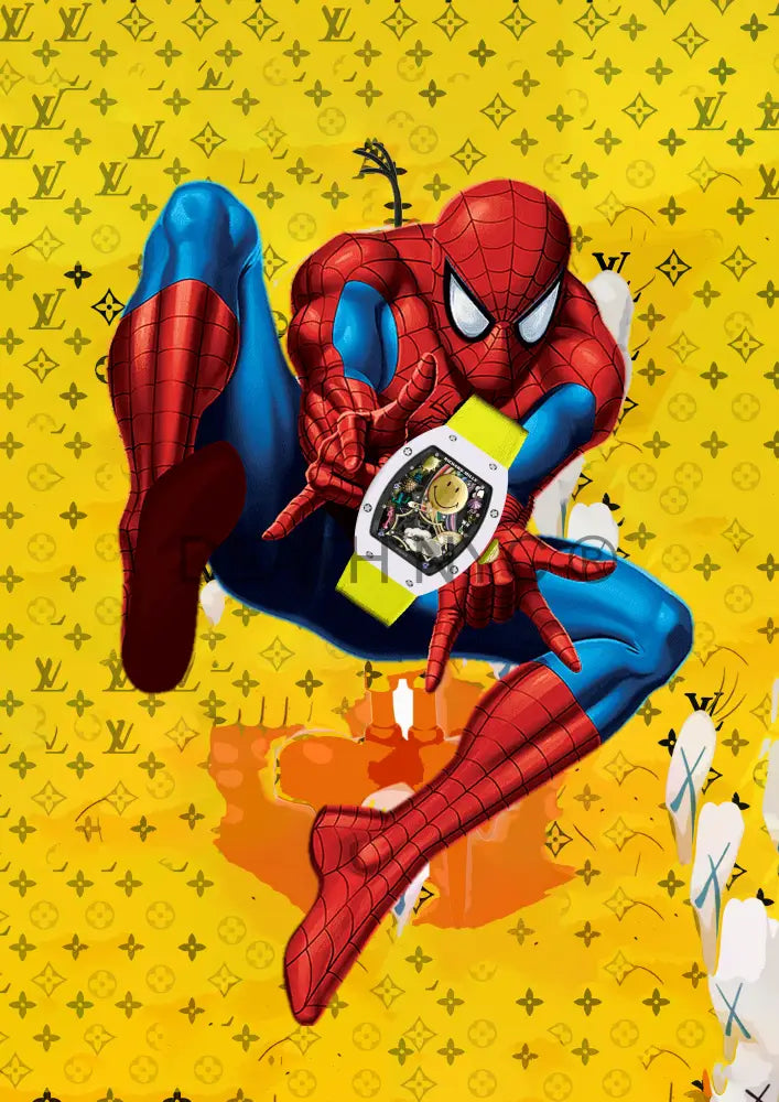 ’Deathy1597’ 45X32Cm Spiderman (Edition Of 100*) (2023) Art Print