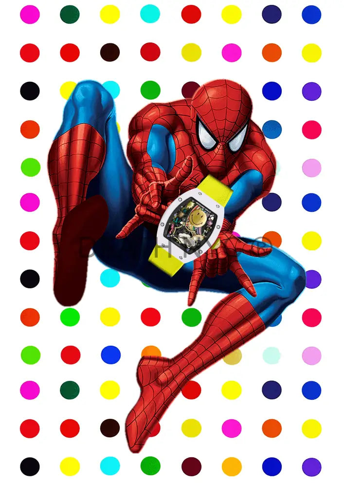 ’Deathy1600’ 45X32Cm Spiderman (Edition Of 100*) (2023) Art Print