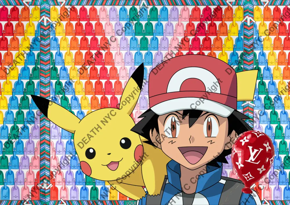 ’Deathy1616’ 45X32Cm Pokemon (Edition Of 100*) (2023） Art Print