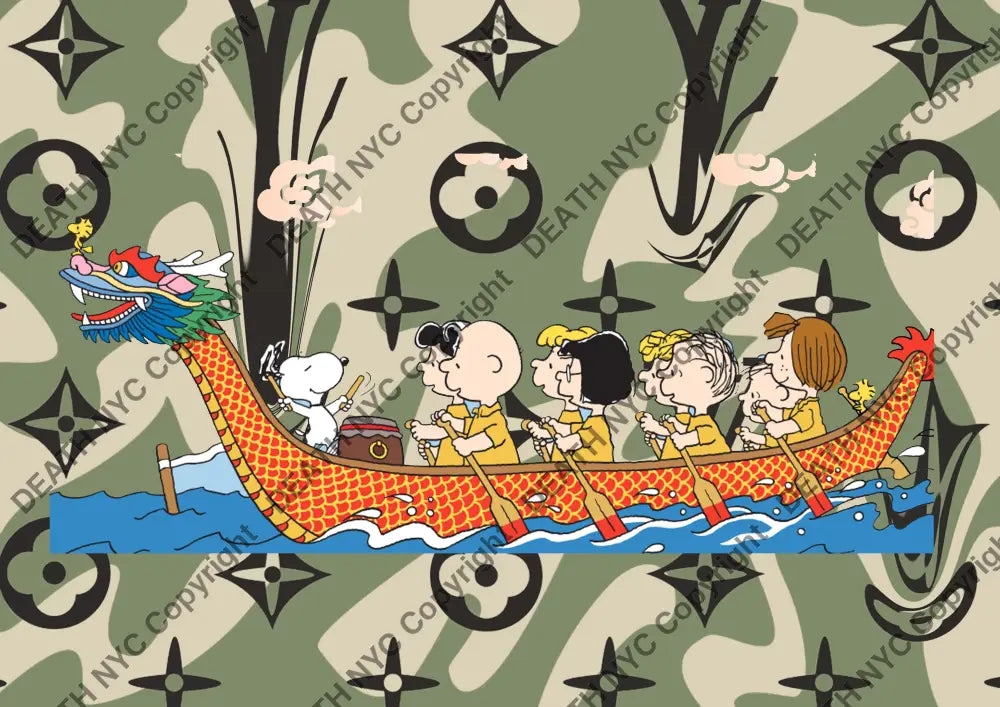 ’Deathy1636’ 45X32Cm Snoopy (Edition Of 100*) (2023) Art Print