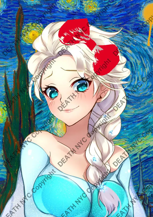 Deathy166 29.7X21Cm Elsa (Edition Of 100*) (2023) Art Print