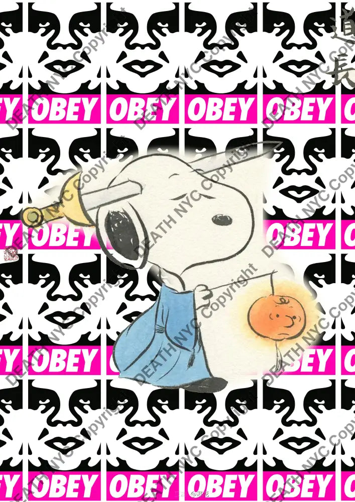 ’Deathy1668’ 45X32Cm Snoopy (Edition Of 100*) (2023) Art Print