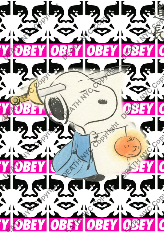 ’Deathy1668’ 45X32Cm Snoopy (Edition Of 100*) (2023) Art Print