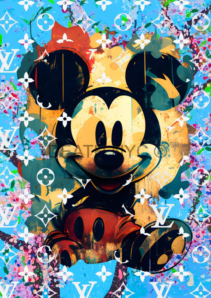 ’Deathy1706’ 45X32Cm Mickey (Edition Of 100*) (2023) Art Print