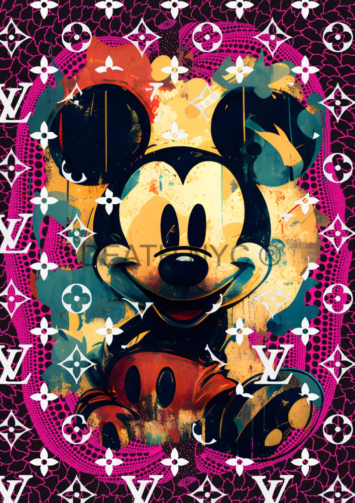 ’Deathy1710’ 45X32Cm Mickey (Edition Of 100*) (2023) Art Print