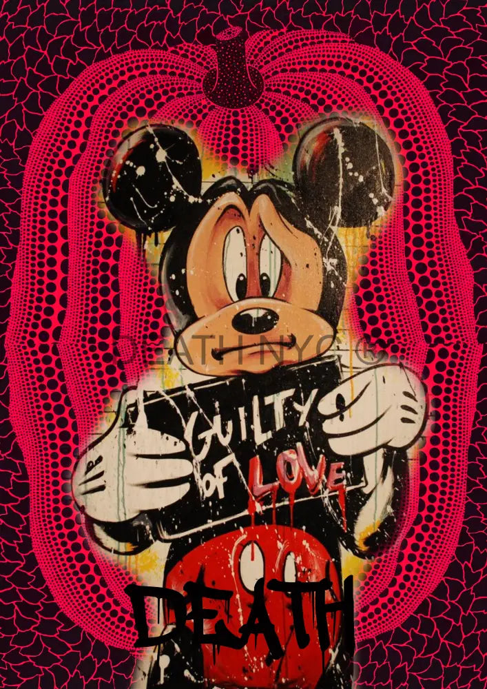 ’Deathy1718’ 45X32Cm Mickey (Edition Of 100*) (2023) Art Print