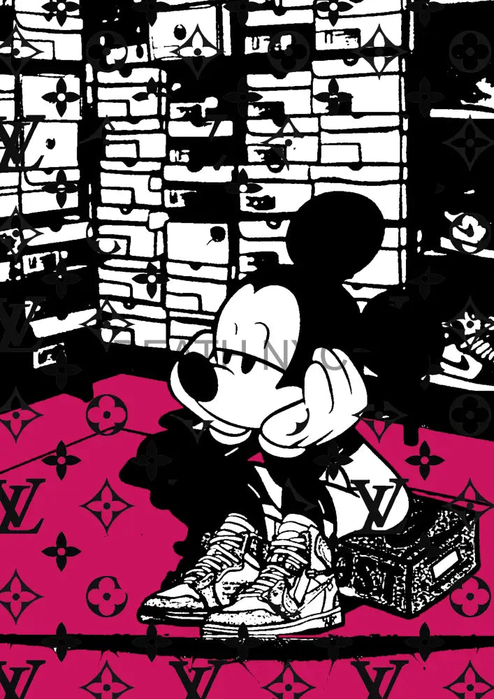 ’Deathy1724’ 45X32Cm Mickey (Edition Of 100*) (2023) Art Print