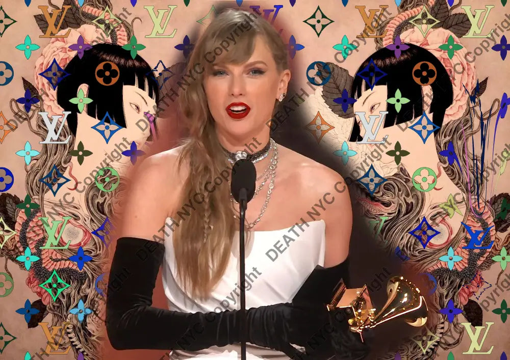 ’Deathy1730’ 45X32Cm Taylor Swift (Edition Of 100*) (2024) Art Print