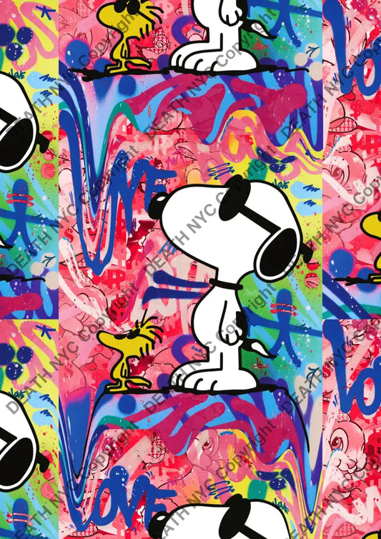 Deathy186 29.7X21Cm Snoopy (Edition Of 100*) (2023) Art Print