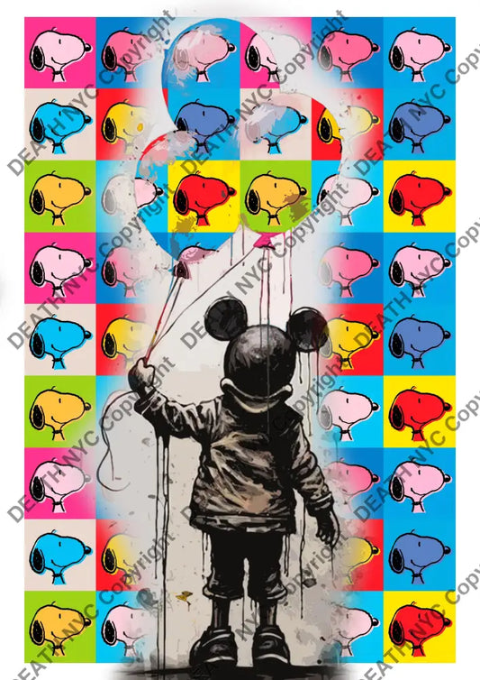 Deathy42 45X32Cm Mickey (Edition Of 100*) (2023) Art Print