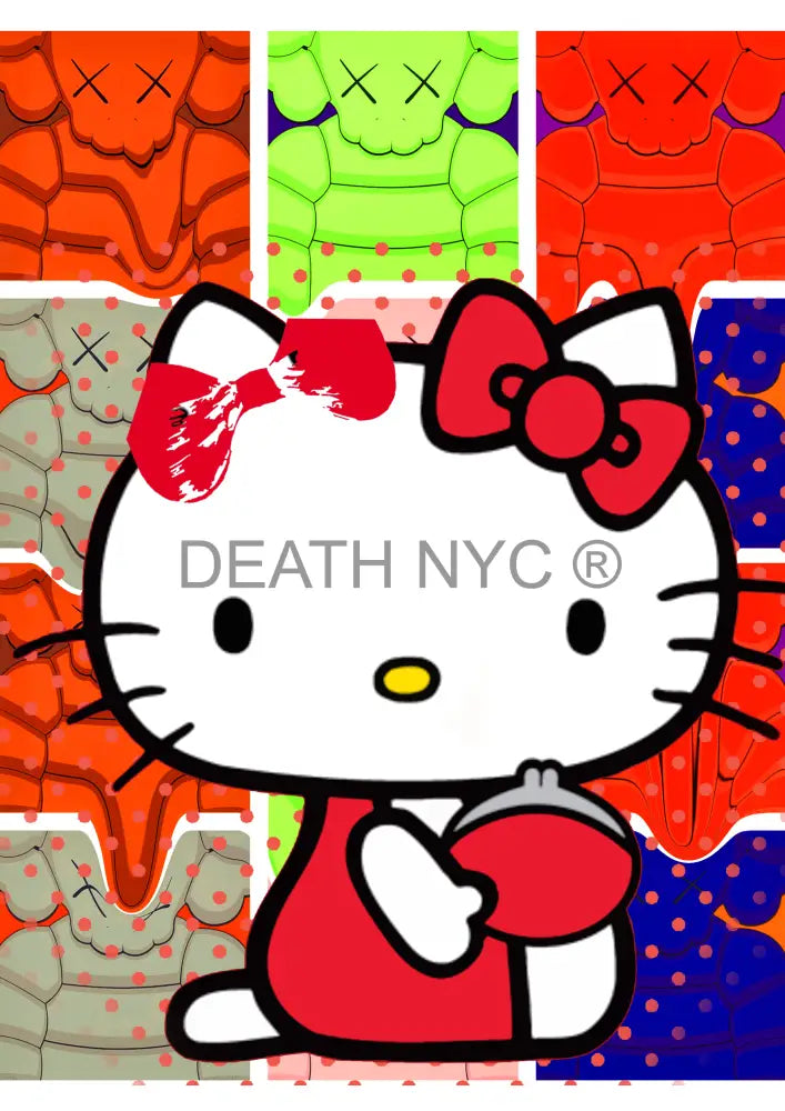 Deathy529 45X32Cm Hello Kitty (Edition Of 100*) (2023) Art Print