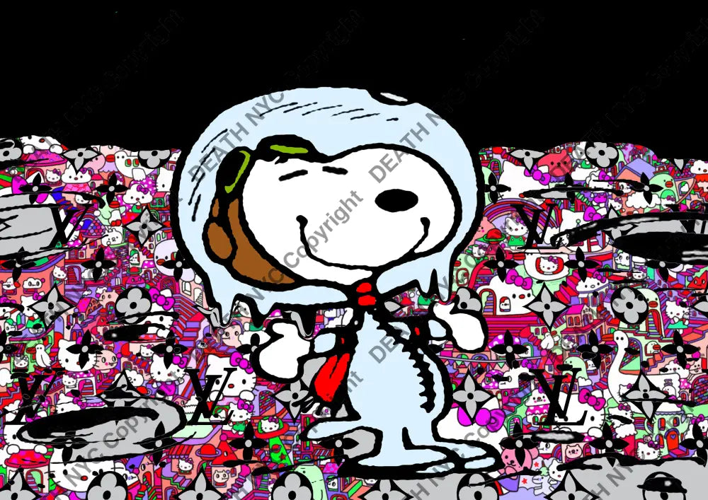 Deathy702 45X32Cm Snoopy (Edition Of 100*) (2023) Art Print
