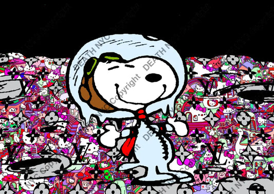 Deathy702 45X32Cm Snoopy (Edition Of 100*) (2023) Art Print