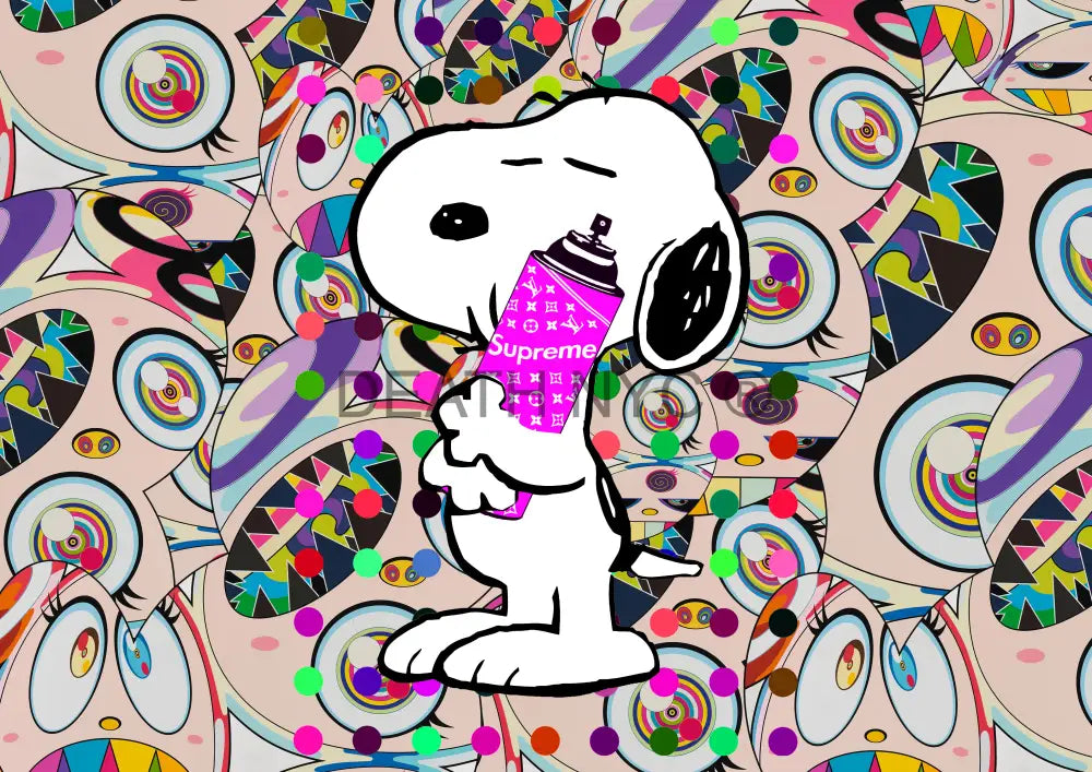 Deathy754 45X32Cm Snoopy (Edition Of 100*) (2023) Art Print