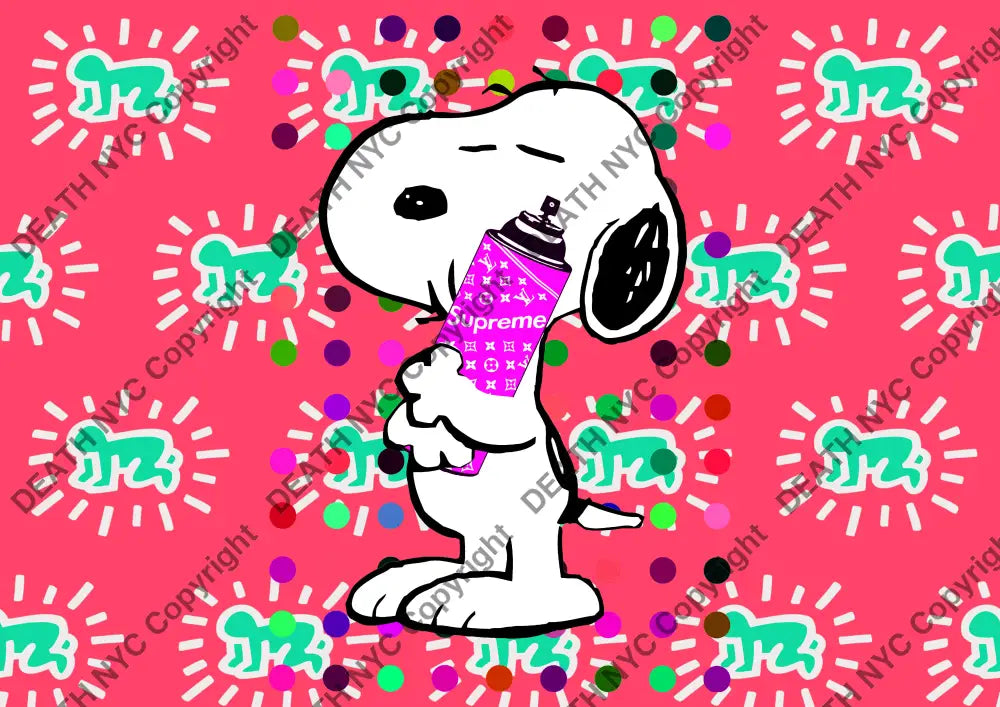 Deathy755 45X32Cm Snoopy (Edition Of 100*) (2023) Art Print