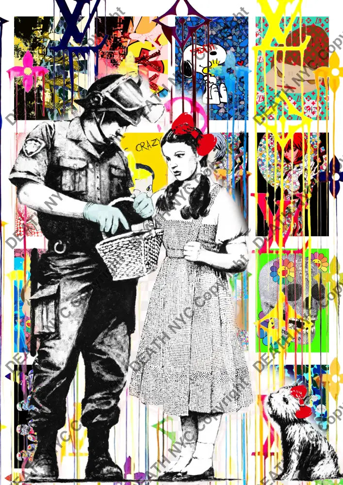 ’Deathy834’’ 45X32Cm Bank (Edition Of 100*) (2023) Art Print