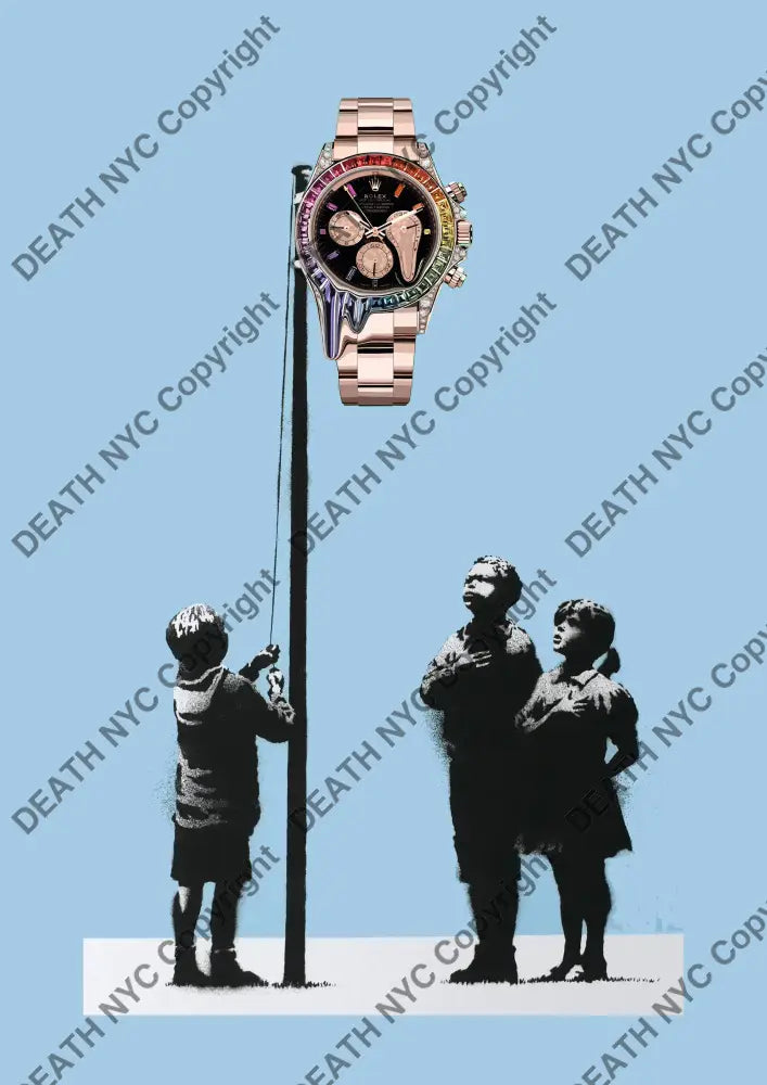 Deathy956 45X32Cm Banksy (Edition Of 100*) (2023) Art Print