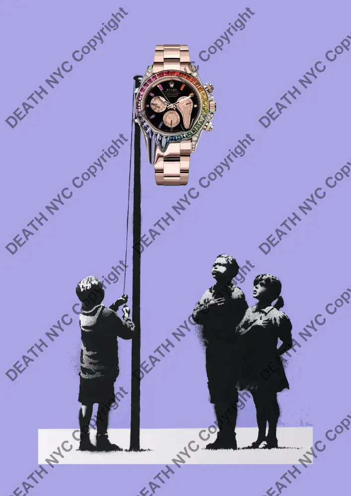 Deathy957 45X32Cm Banksy (Edition Of 100*) (2023) Art Print