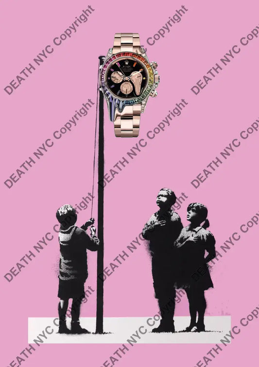Deathy958 45X32Cm Banksy (Edition Of 100*) (2023) Art Print