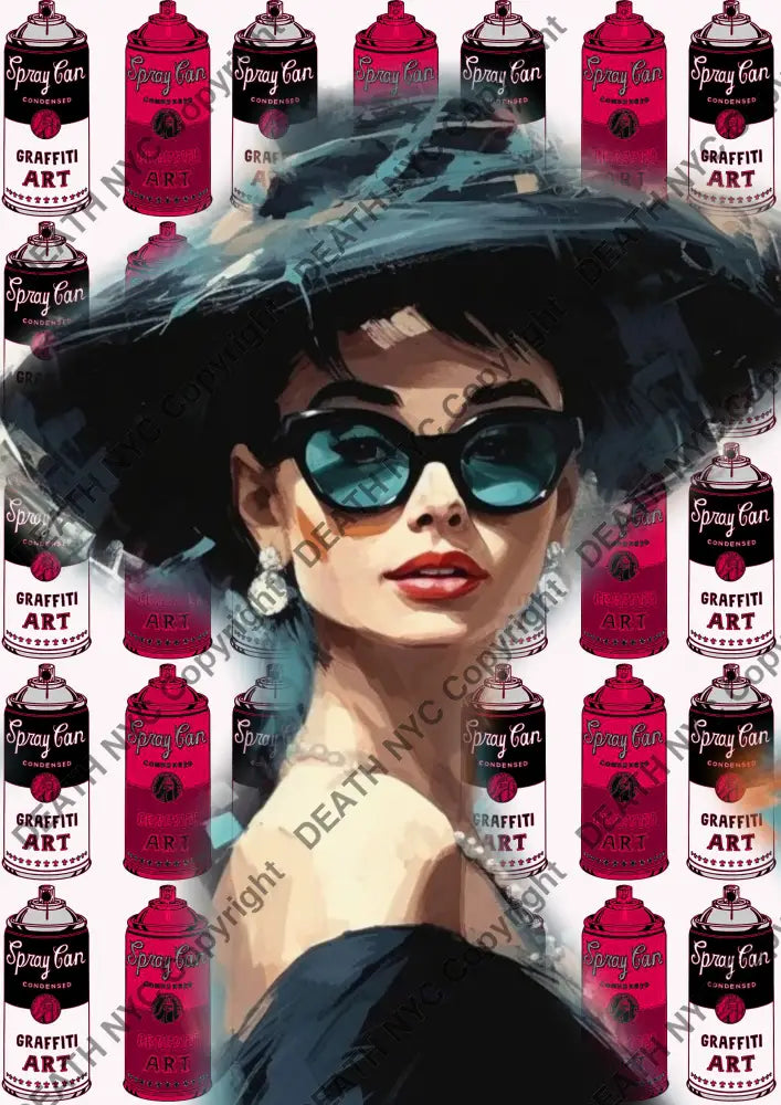 ’DEATHYA106’’ 45x32cm (Edition of 100*) (2025) audrey Art Print