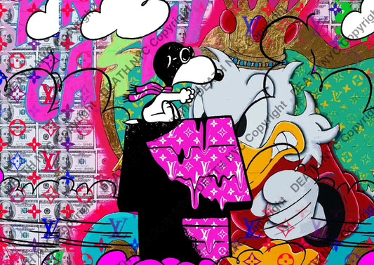 ’DEATHYA151’’ 45x32cm (Edition of 100*) (2025) silly Art Print