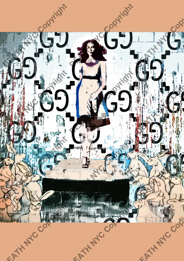 ’DEATHYA152’’ 45x32cm (Edition of 100*) (2025) bank Art Print