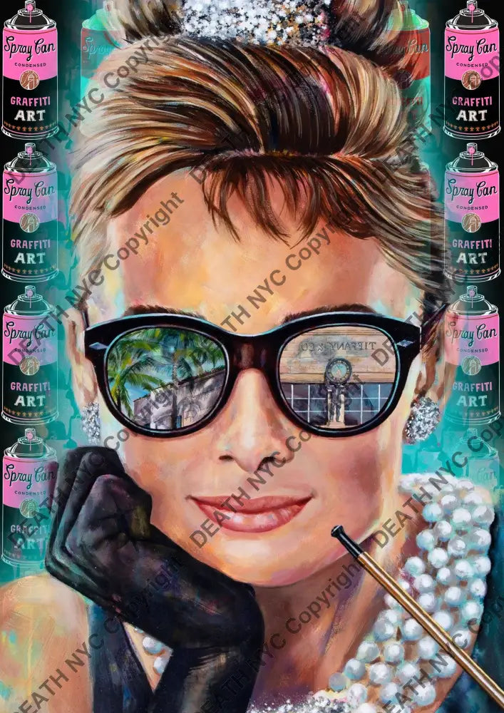 ’DEATHYA215’’ 45x32cm (Edition of 100*) (2025) audrey Art Print