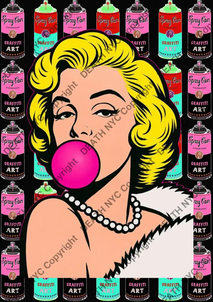 ’DEATHYA216’’ 45x32cm (Edition of 100*) (2025) monr Art Print