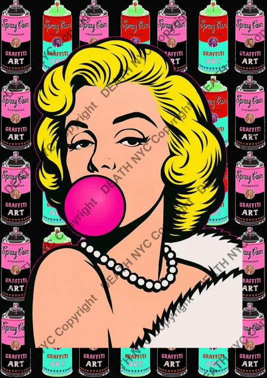 ’DEATHYA216’’ 45x32cm (Edition of 100*) (2025) monr Art Print