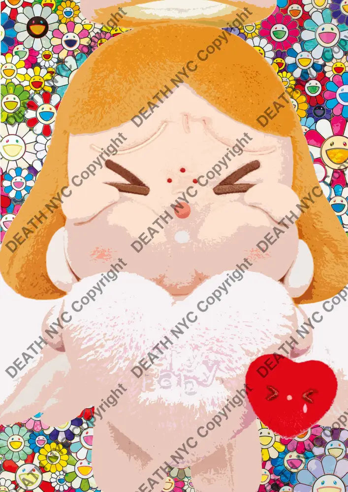 ’DEATHYA48’’ 45x32cm (Edition of 100*) (2025) cry Art Print