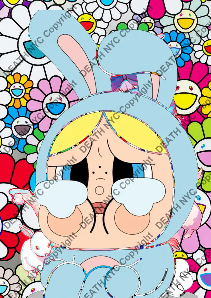 ’DEATHYA50’’ 45x32cm (Edition of 100*) (2025) cry Art Print