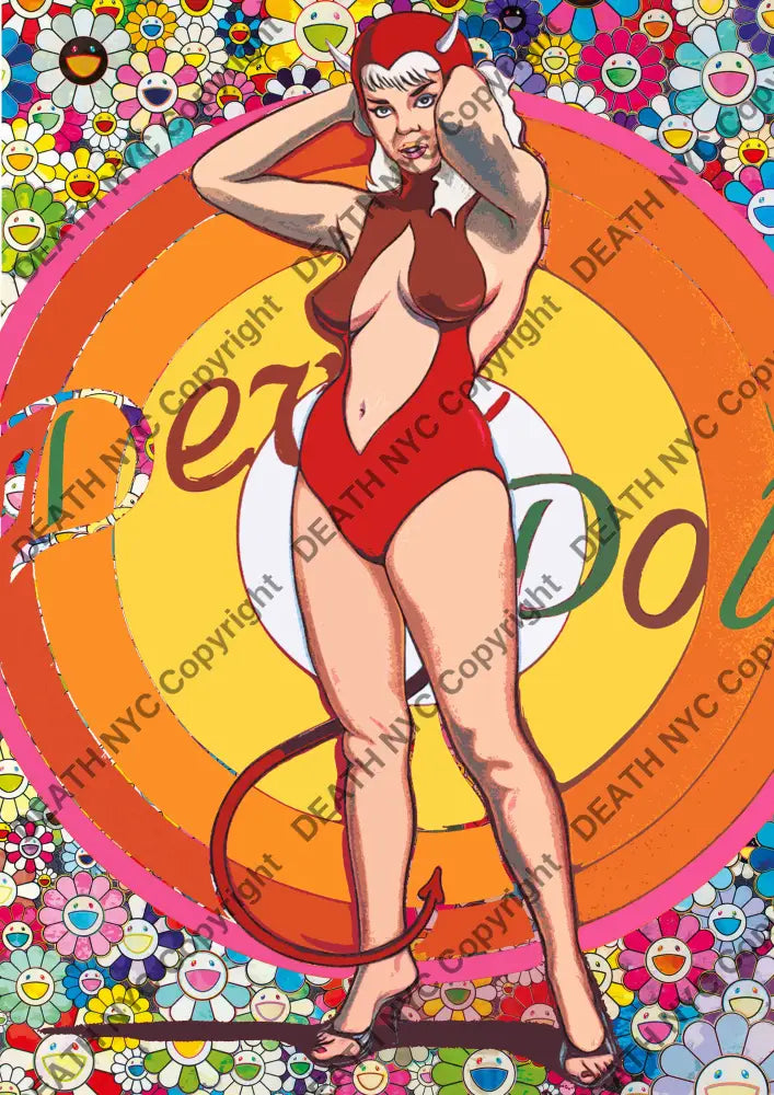 ’DEATHYA68’’ 45x32cm (Edition of 100*) (2025) mel Art Print