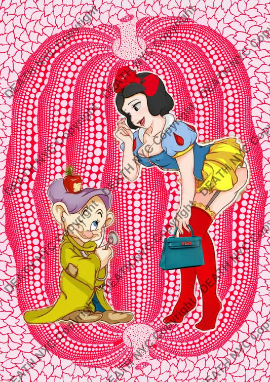 ’Deathz527’ 45X32Cm Snow White (Edition Of 100*) (2023) Art Print