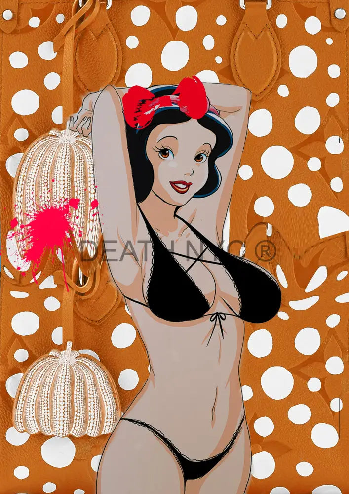 ’Deathz536’ 45X32Cm Snow White (Edition Of 100*) (2023) Art Print