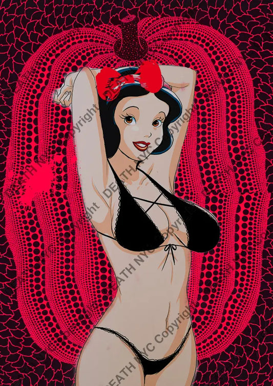 ’Deathz537’ 45X32Cm Snow White (Edition Of 100*) (2023) Art Print