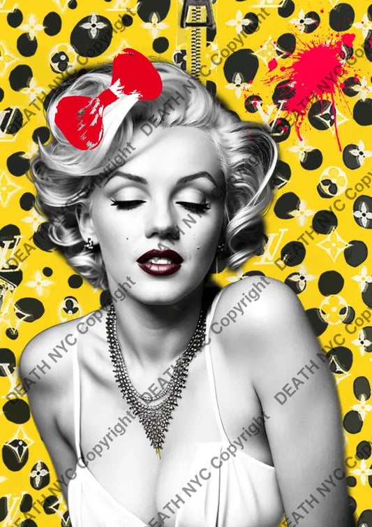 ’Deathz549’’ 45X32Cm (Edition Of 100*) (2024) Monr Art Print
