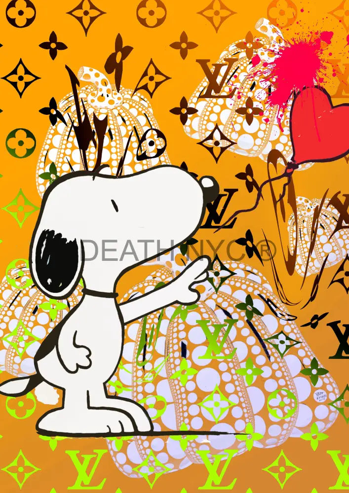 ’Deathz607’ 45X32Cm Snoopy (Edition Of 100*) (2023) Art Print