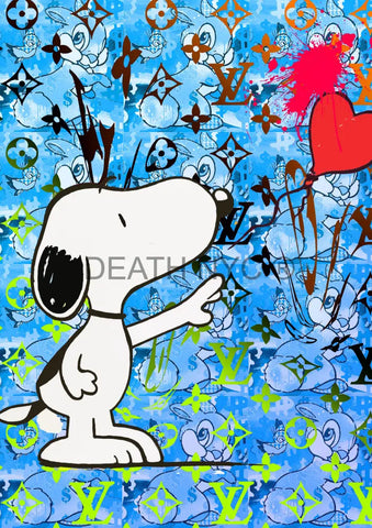 ’Deathz608’ 45X32Cm Snoopy (Edition Of 100*) (2023) Art Print