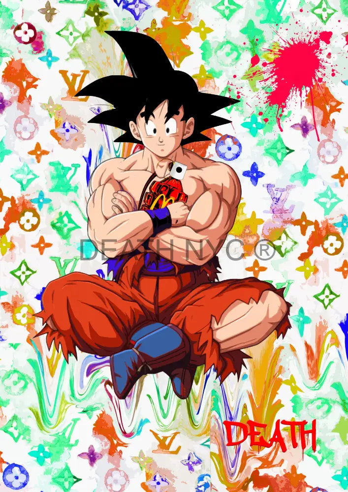 ’Deathz618’ 45X32Cm Goku (Edition Of 100*) (2023) Art Print