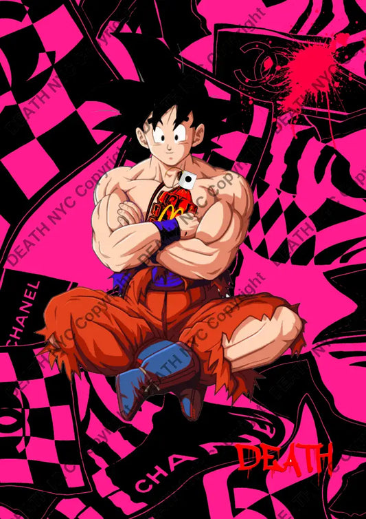 ’Deathz619’ 45X32Cm Goku (Edition Of 100*) (2023) Art Print