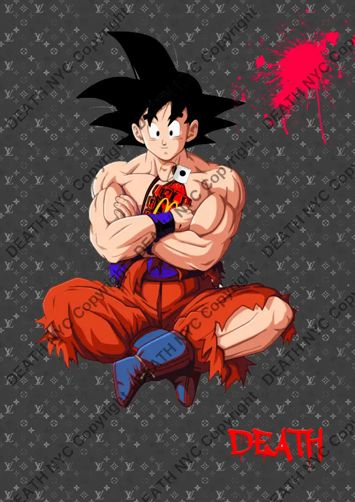 ’Deathz620’ 45X32Cm Goku (Edition Of 100*) (2023) Art Print