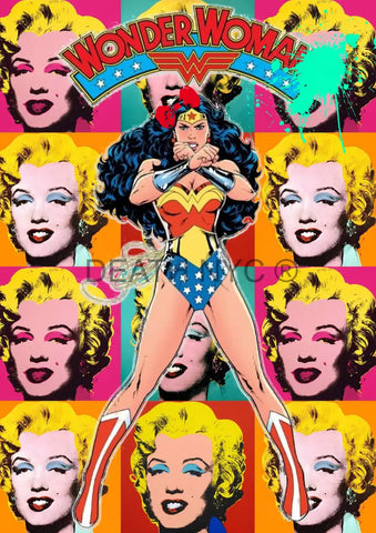 ’Deathz641’ 45X32Cm Wonder Woman (Edition Of 100*) (2023) Art Print