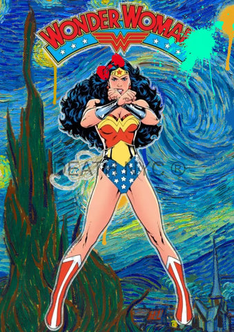 ’Deathz642’ 45X32Cm Wonder Woman (Edition Of 100*) (2023) Art Print